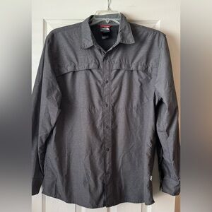 The North Face Men's Snap Front Long Sleeve - size Large
